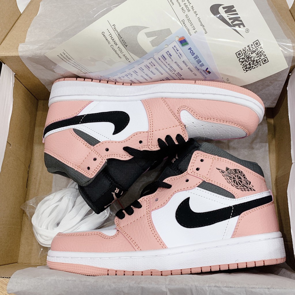 Giày Thể thao Giày Sneaker Nike Air Jordan Hồng Cao cổ Fullbox - District 13