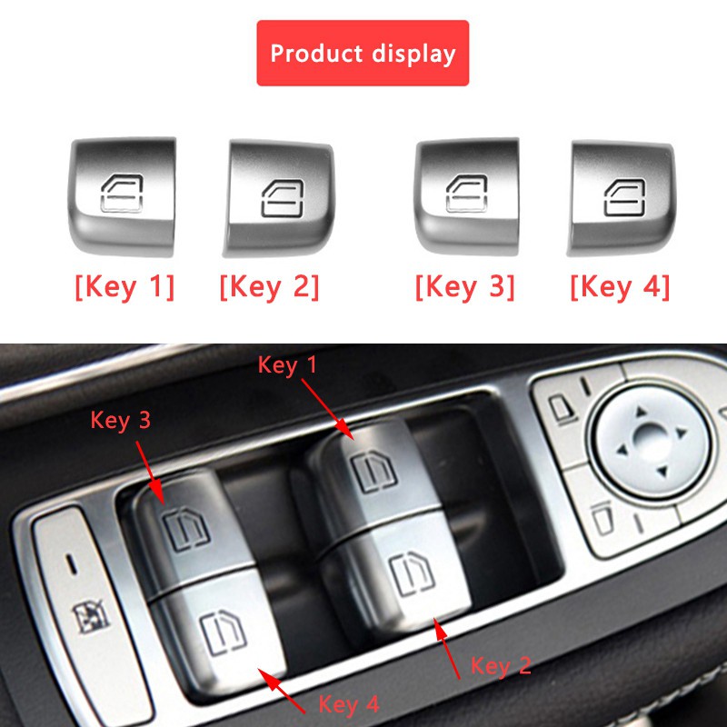 Công Tắc Điều Khiển Cửa Kính Xe Hơi Mercedes Benz C Class W205 C180 C200 C260 C300 C63 W204 2