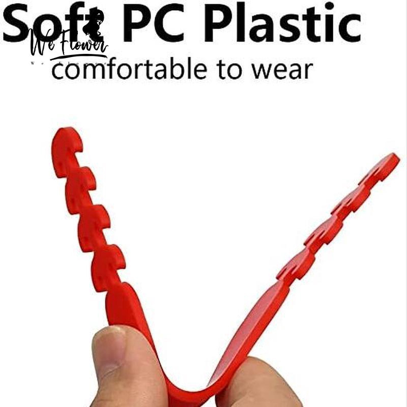 Móc treo khẩu trang WE FLOWER bằng silicone mềm có thể điều chỉnh tiện dụng