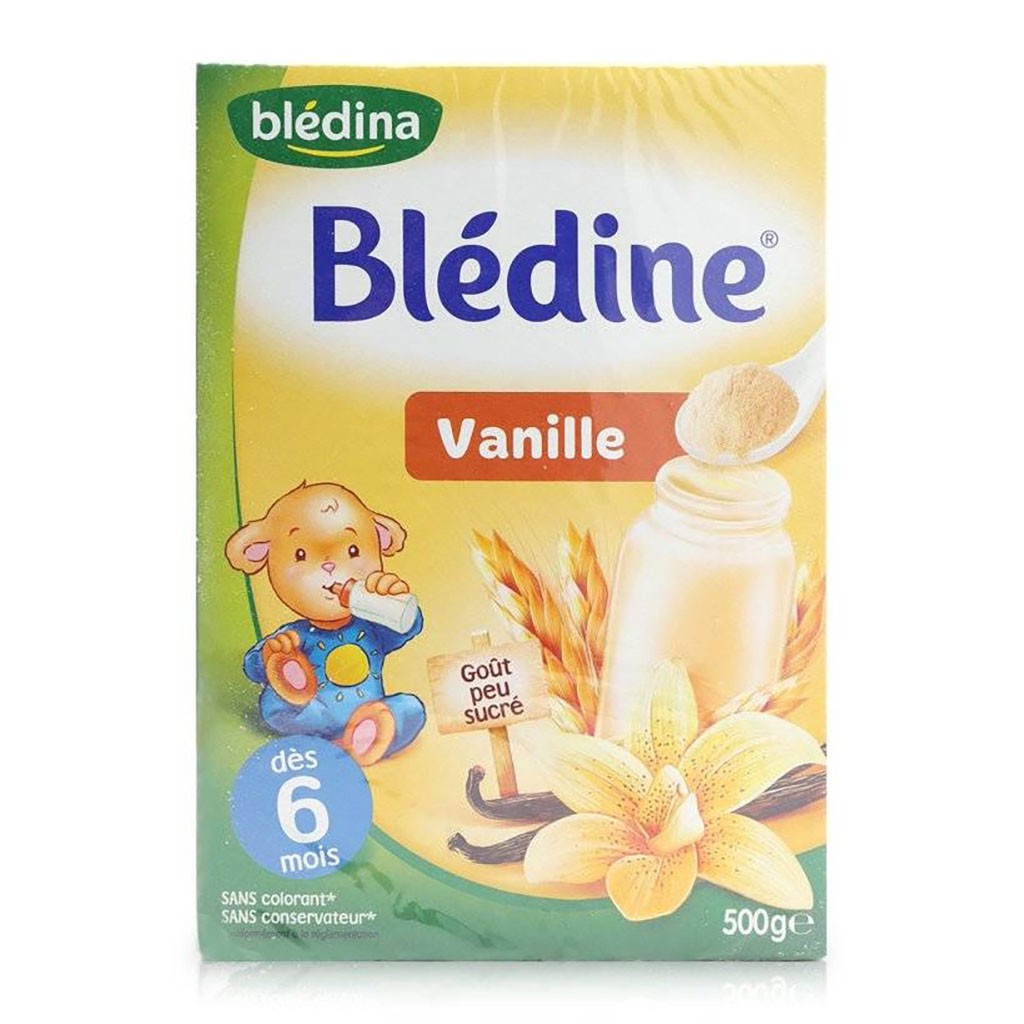 Ngũ Cốc Pha Sữa Blédine Hương Vani Hộp 500g