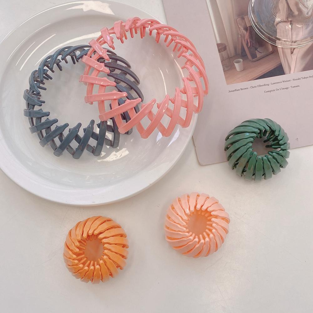 Dây Buộc Tóc Màu Sắc Kẹo Ngọt Phong Cách Cổ Điển Cho Nữ