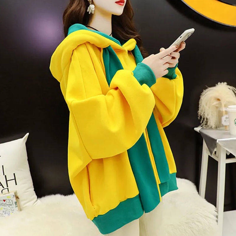 Áo Hoodie Lót Lông Cừu Dày Dặn Phong Cách Mới Dễ Phối Đồ