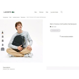 Balo lacoste mẫu mới keng