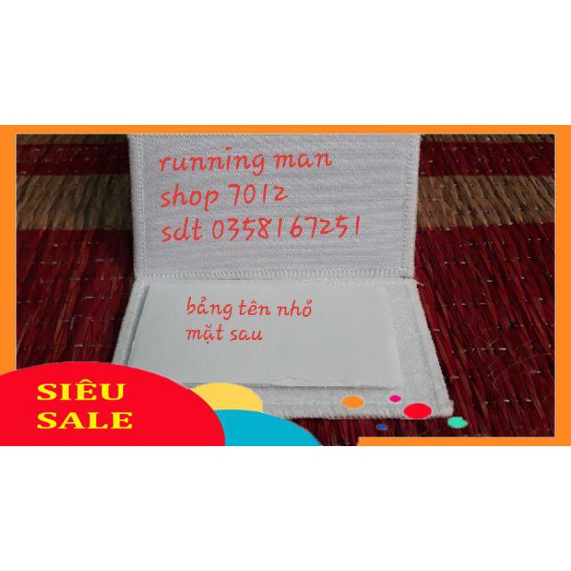 Bảng tên nhỏ, bảng tên running man, hàng chuẩn running man
