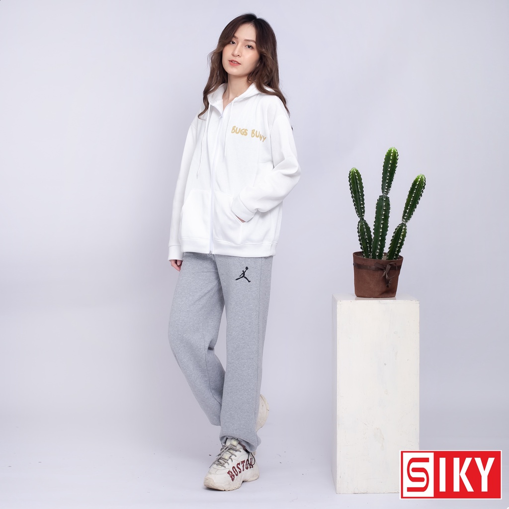 Áo khoác nỉ hàn SIKY dáng rộng in họa tiết hoạt hình độc lạ - Sliky HX16 | BigBuy360 - bigbuy360.vn