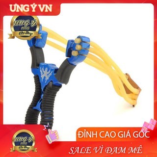 Màu xanh - Ná cao su trợ lực 3 DÂY siêu chuẩn - Mẫu #01 (Dây triple)