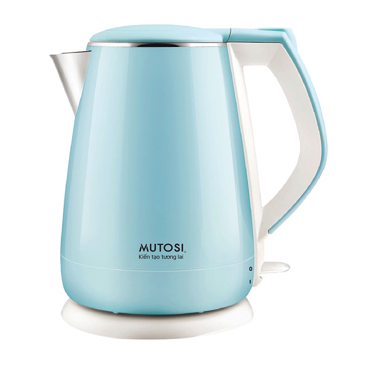 Ấm đun siêu tốc, bình siêu tốc  2 lớp MUTOSI MK-18 ,Thương hiệu NHẬT BẢN Đocavo xincosmetics