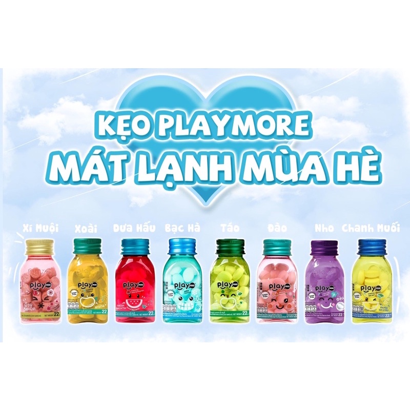 KẸO NGẬM PLAY MORE THÁI LAN