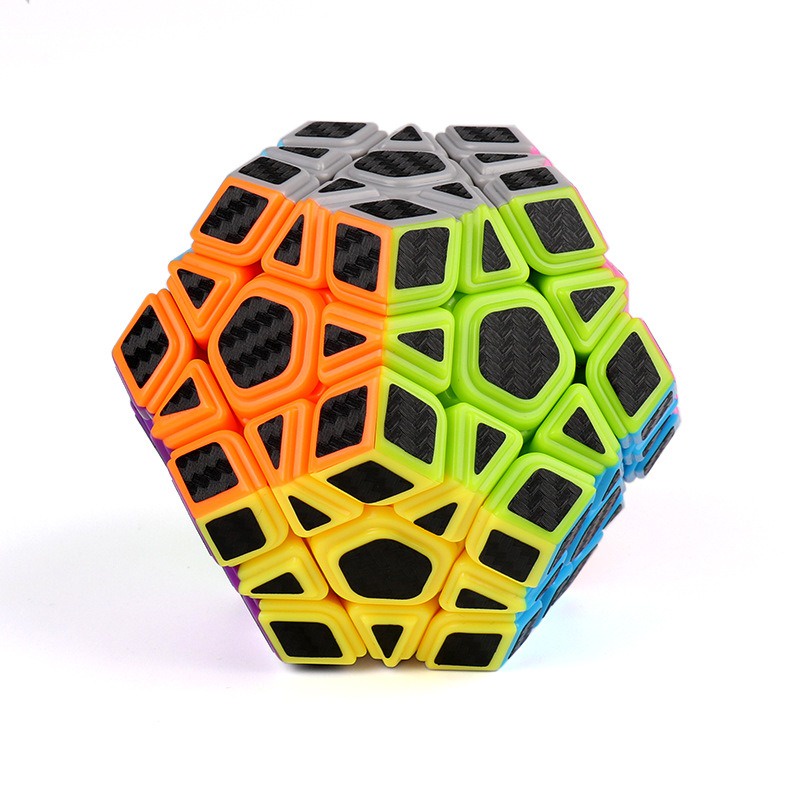 (SIÊU BIẾN THỂ) Rubik biến thể Quả Cầu 12 Mặt Bậc 3 Carbon qiyi meilong NEW 2021