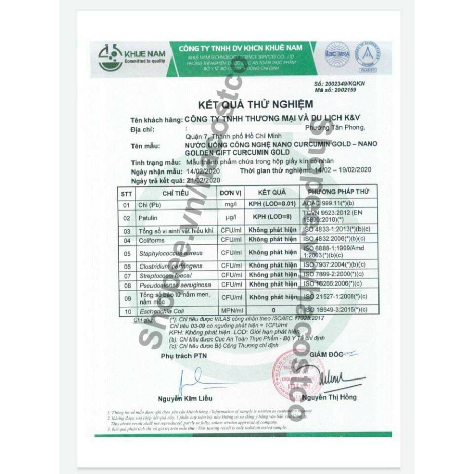 M5 BGF Nước Uống kỹ thuật Nano Curcumin Gold - Nano Golden Gift Curcumin Gold 50 ống - 100ml 21 M5