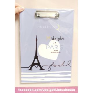 Bìa trình ký tên Midnight Paris LotusHouse