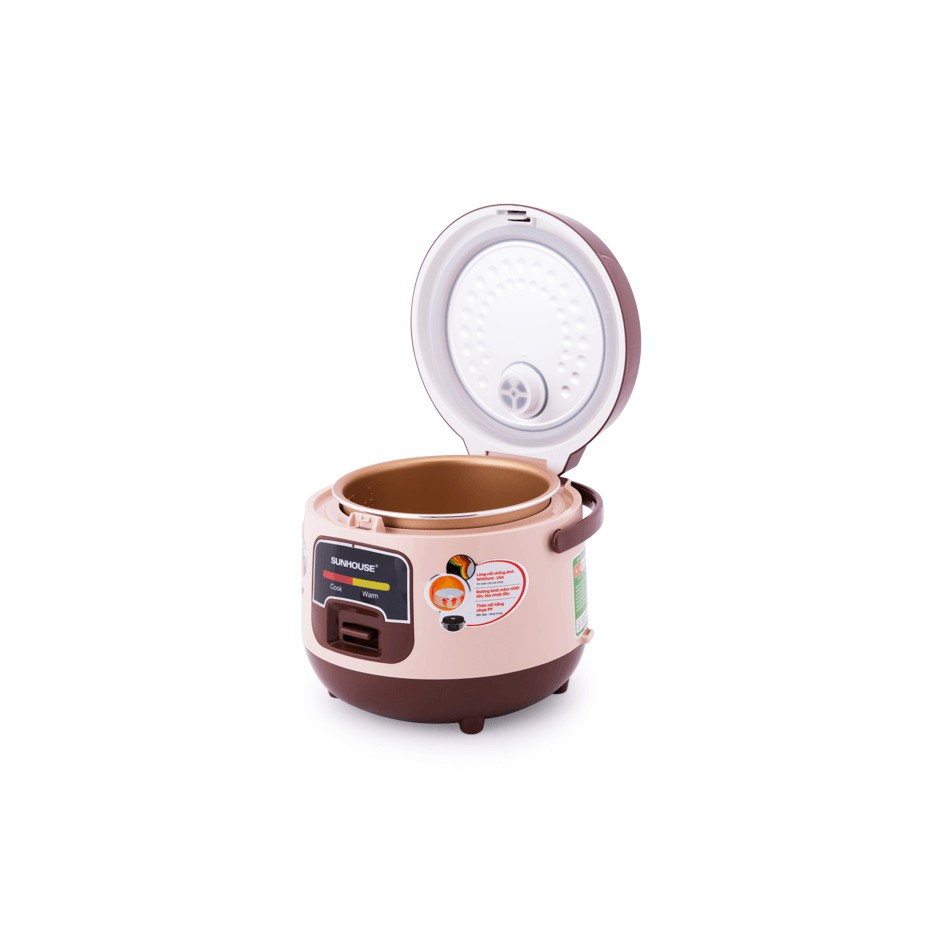 Nồi cơm điện SUNHOUSE SHD8208C dung tích 1 Lít, Chống Dính Tốt
