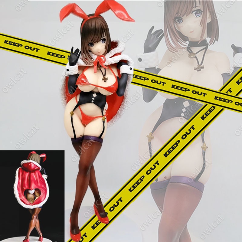 Mô Hình Nhân Vật Illustration Christmas Bunny (Native Pink Cat Ver.) 28cm Size 1/6 Figure Illustrator GRIZZRYPANDA 3D PVC Packed in Box Model Grizzry Panda Removable