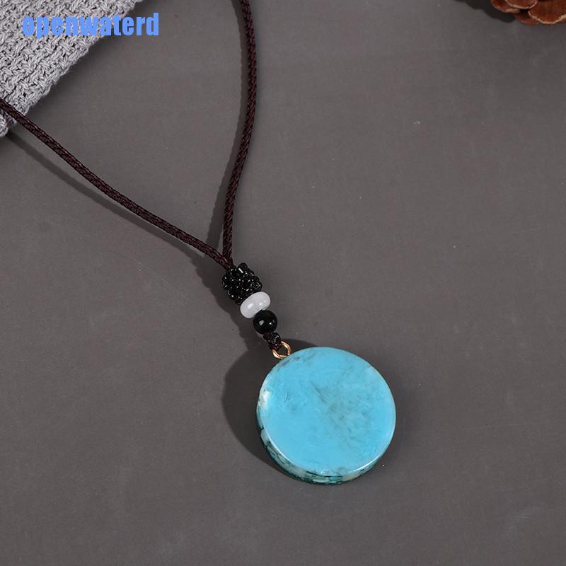 OPE 1Pc Orgonite Energy Pendant Orgone Amazonite Necklace Horus Eye All-Seeing Eyes