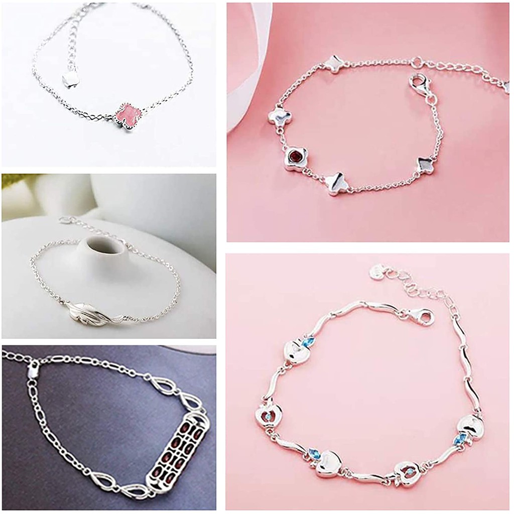 Set 5~20 khóa tôm hùm bằng thép không gỉ 304 màu vàng hồng/đen 9~19mm dùng làm đồ trang sức DIY