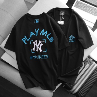 Áo thun nam mlb vải cotton play ny yankees