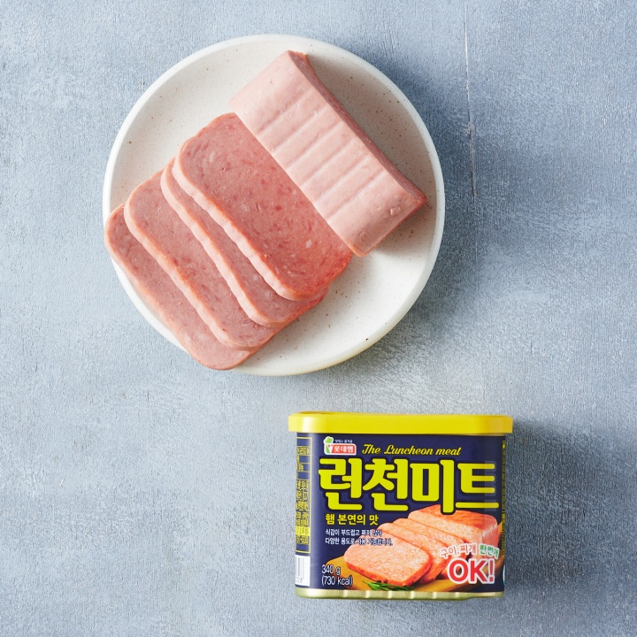 [Hàng Nội Địa] Thịt Hộp Lucheon Meat Lotte Hàn Quốc 340g. Hàng Ngon. Ăn Là Thích Ngay
