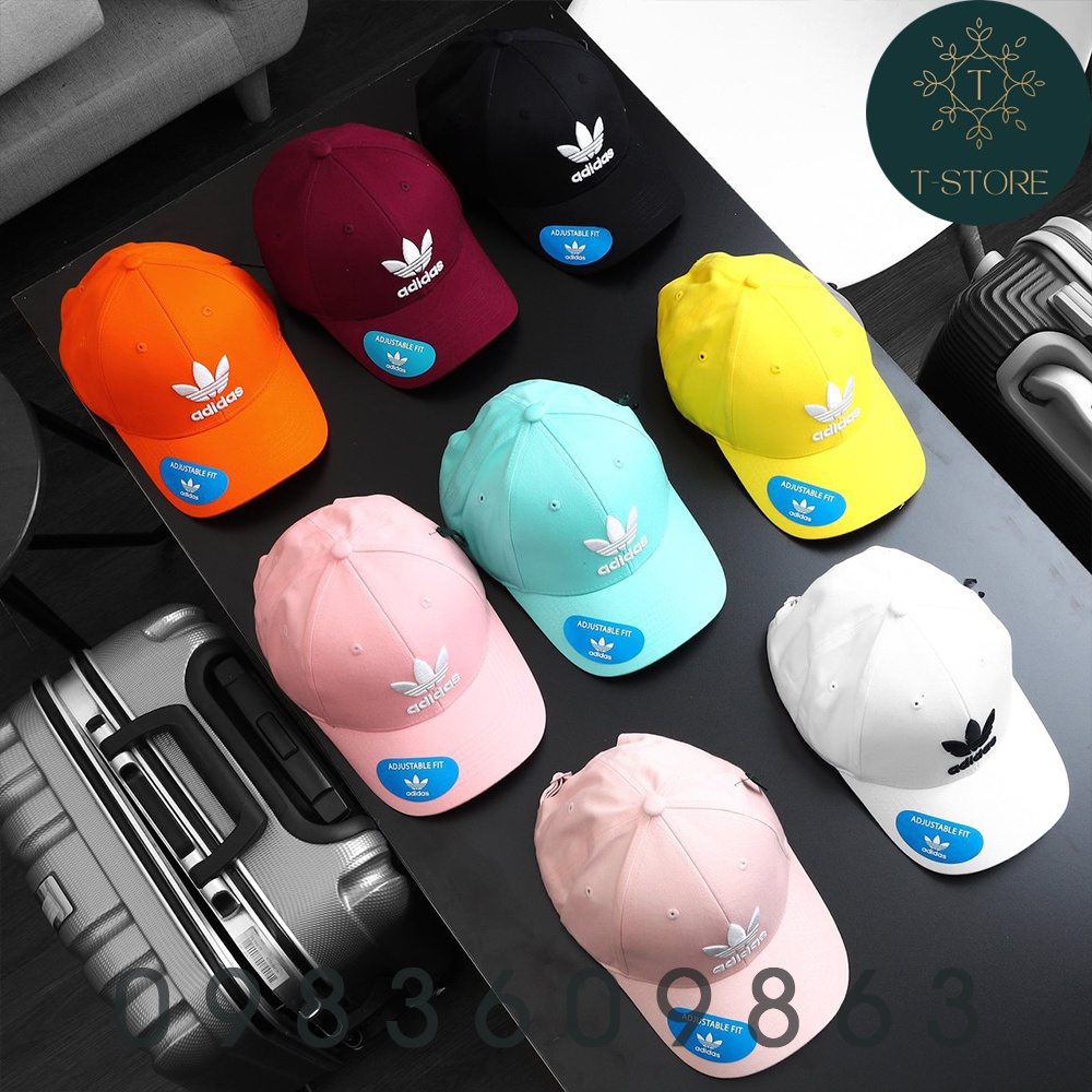 Nón kết nam, mũ lưỡi trai nữ phong cách thể thao, logo thêu siêu nét, đầy đủ tem mác, hộp giấy - Freeship