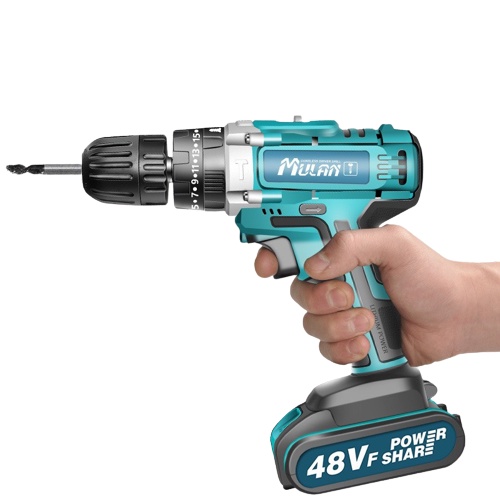 [Siêu Sale] [Chính hãng] Máy Khoan Pin LISHEN 48V Không Chổi Than 3 Chức Năng - KÈM HỘP ĐỰNG ỐC VÍT