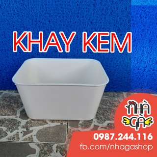 Khay kem trắng ép cá - Khay ép cá bảy màu - Khay dưỡng cá - Khay 7 lít