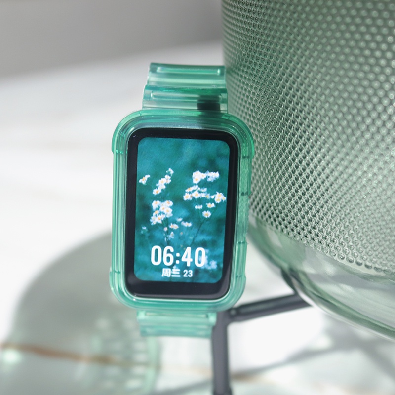Dây Đeo Silicone Trong Suốt Cho Đồng Hồ Thông Minh Huawei Watch Fit 2