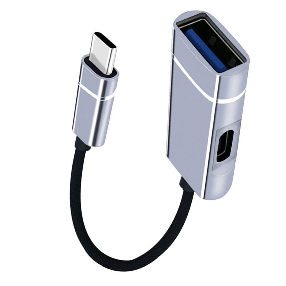 SHOUKEY Đầu Đọc Thẻ Nhớ USB 3.0 Type C 2 Trong 1 Tiện Dụng