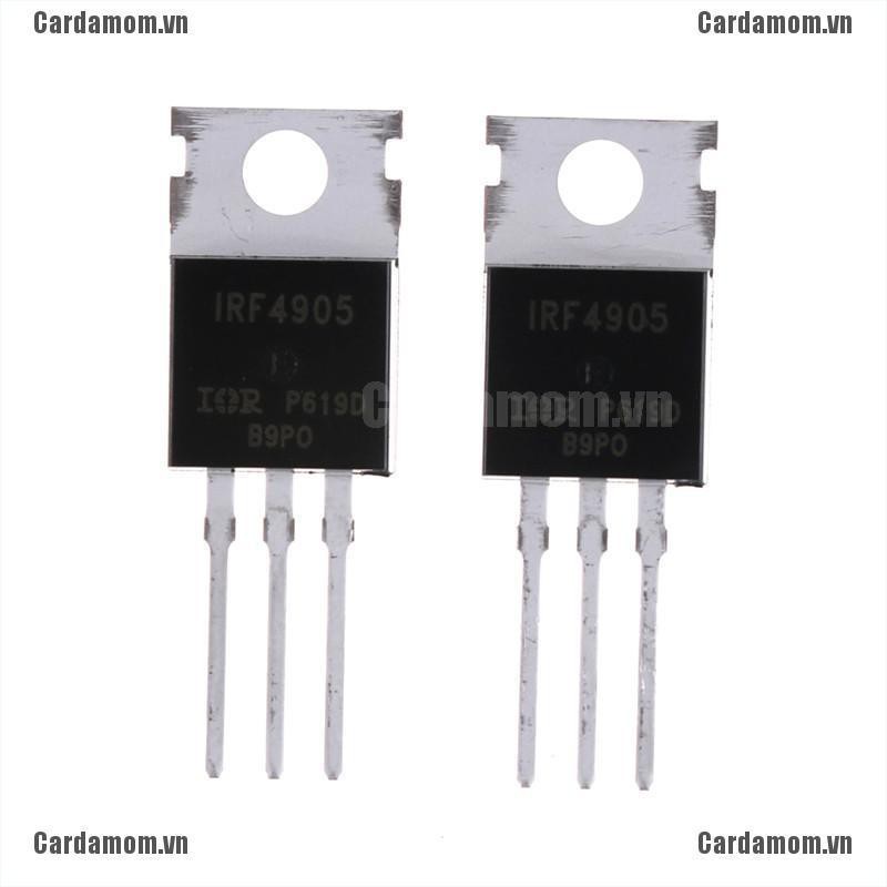 Bộ 10 con chip điều khiển IRF4905 IRF4905PBF MOSFET 74A 55V kênh P IR TO-22