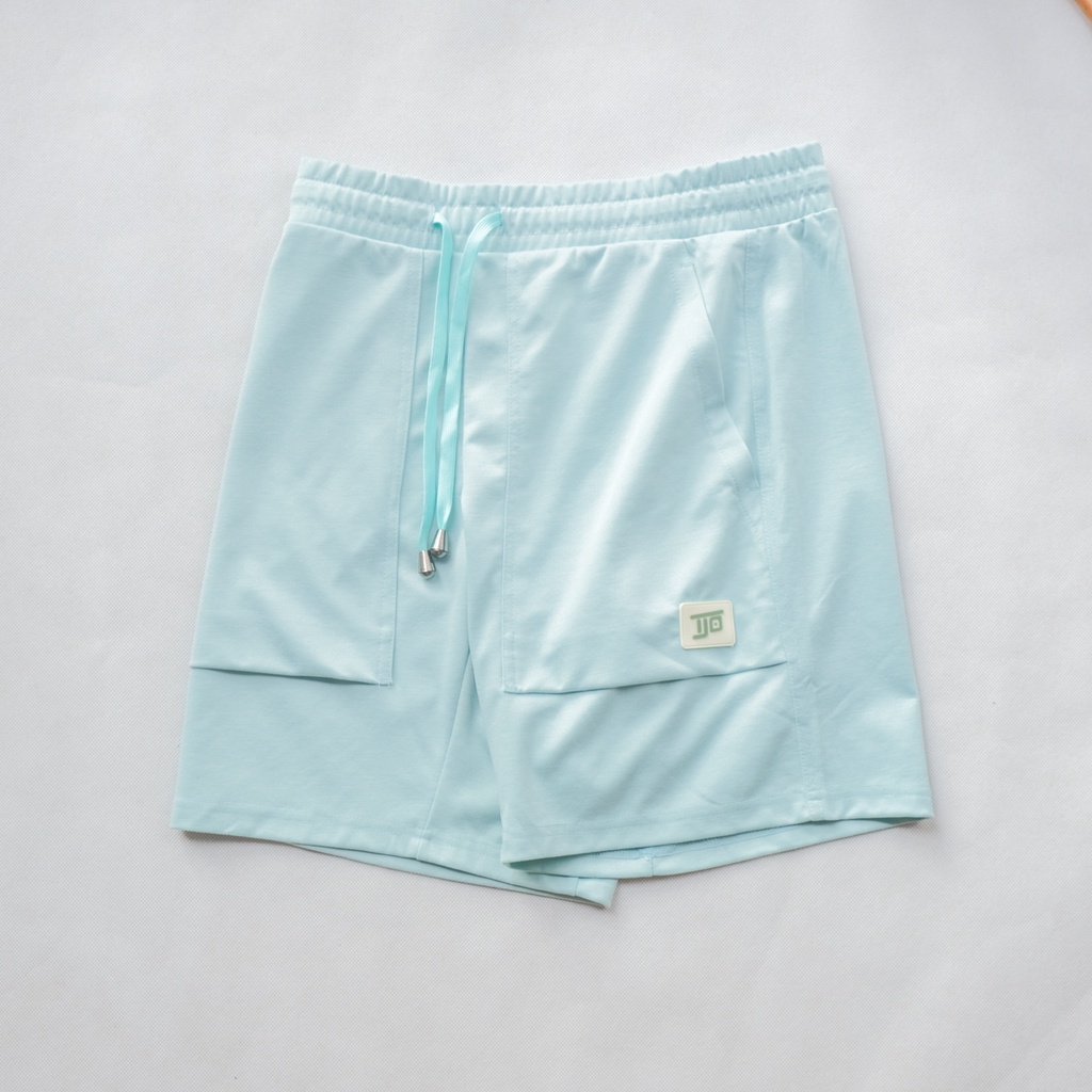 Quần short thun nỉ đùi TJO chất da cá 100% cotton dày dặn - thu đông - Form Unisex