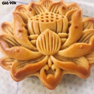 Khuôn trung thu hoa sen nở 150g-200gr