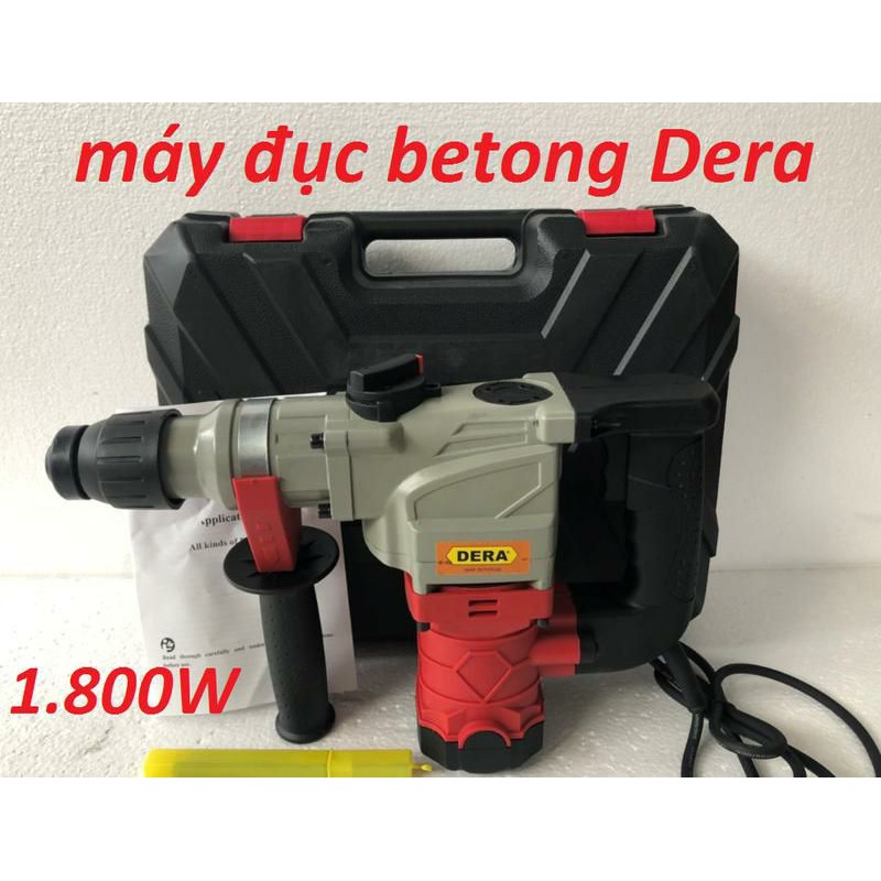 HÀNG BÁN CHẠY NHẤT] KHOAN ĐỤC BÊ TÔNG DERA 1800W