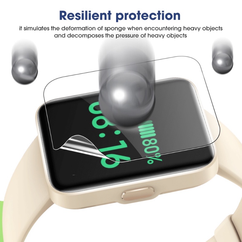 Miếng Dán Hydrogel Mềm Bảo Vệ Màn Hình Đồng Hồ Thông Minh Xiaomi Redmi Watch 2 Lite