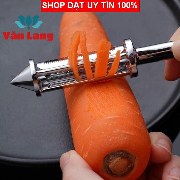 Dụng cụ gọt củ quả và bào sợi đa năng, Nạo, bào sợi rau củ quả Inox cao cấp 4 in 1