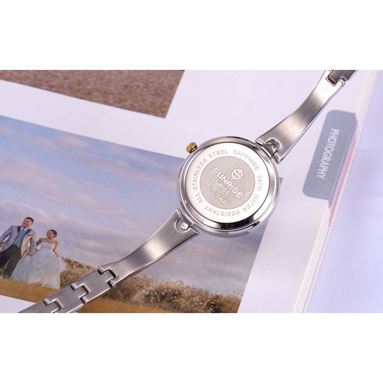 Đồng hồ nữ Sunrise SL711SWA và SL717SWA siêu mỏng kính Sapphire chống xước chống nướ | WebRaoVat - webraovat.net.vn