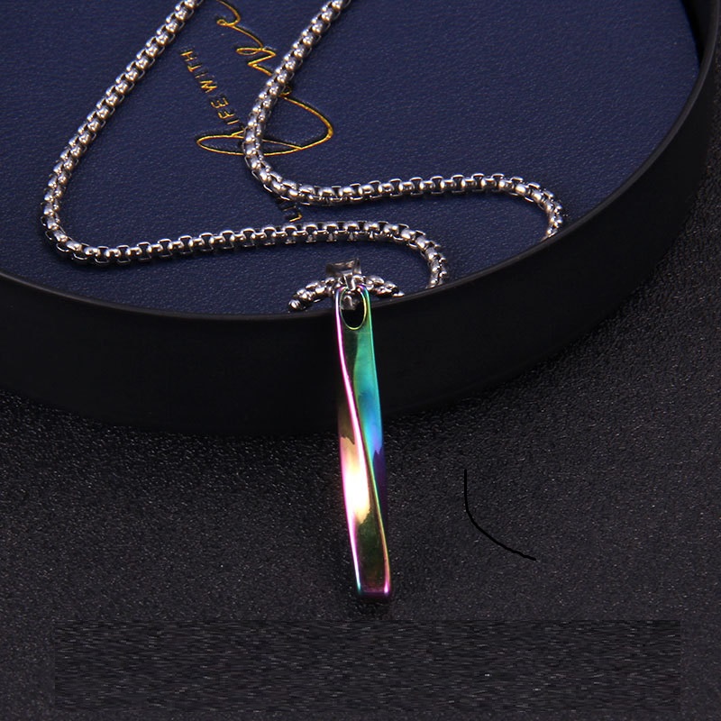 Vòng cổ Xoắn Ốc Nhiều Màu Thời Trang Hip Hop Cho Nam