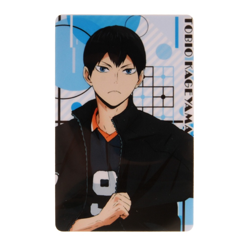 Nhân Vật Anime Haikyuu Thẻ Học Sinh Chất Liệu Nhựa PVC