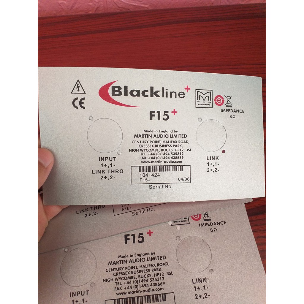 Tem dán trạm loa thương hiệu Martin