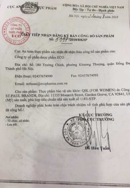 [CHÍNH HÃNG] Giảm rụng tóc, giúp tóc mọc nhanh QIK NAM/NỮ | BigBuy360 - bigbuy360.vn