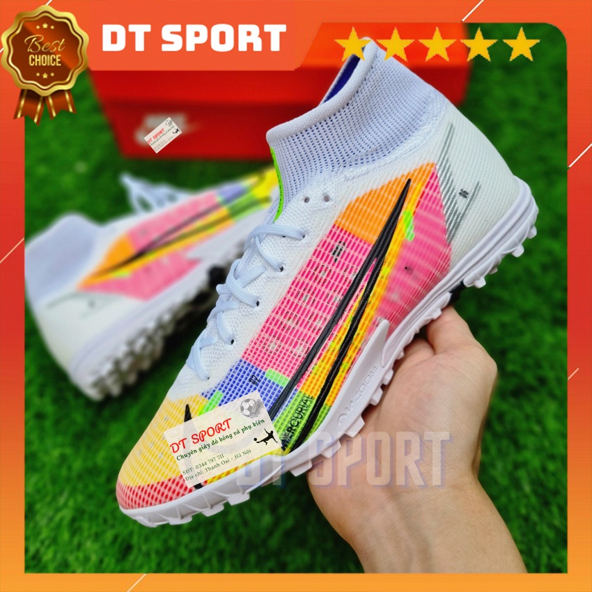 [Tặng Túi Rút Và Tất] Giày Đá Bóng Sân Cỏ Nhân Tạo Mercurial Superfly 9 Elite TF, Giày Đá Banh Nam