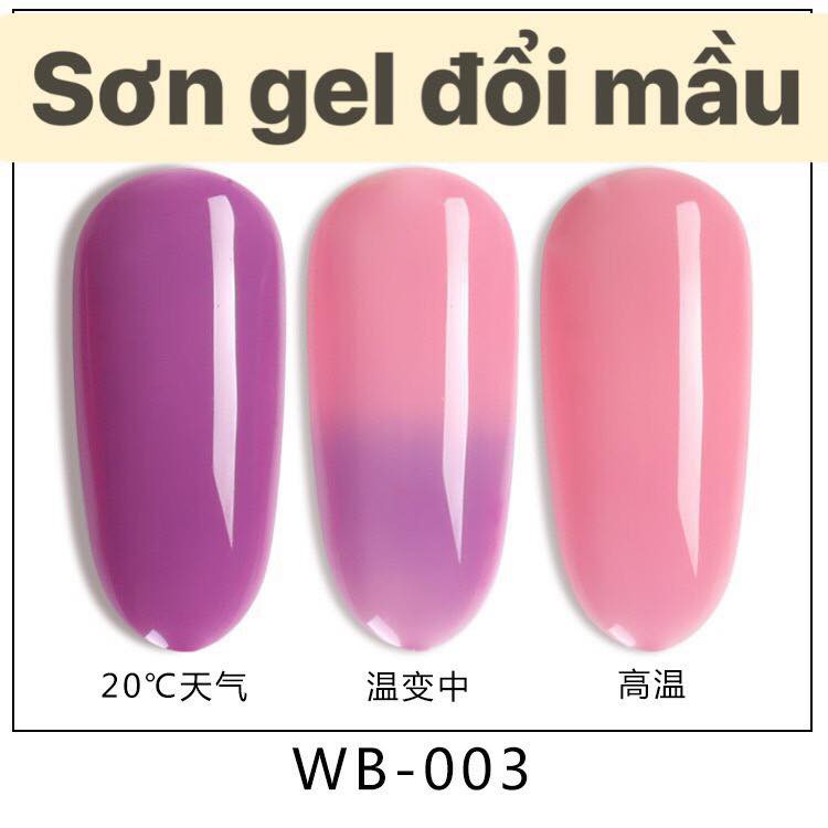 Sơn gel AS sơn đổi màu - WB ( chai đen )