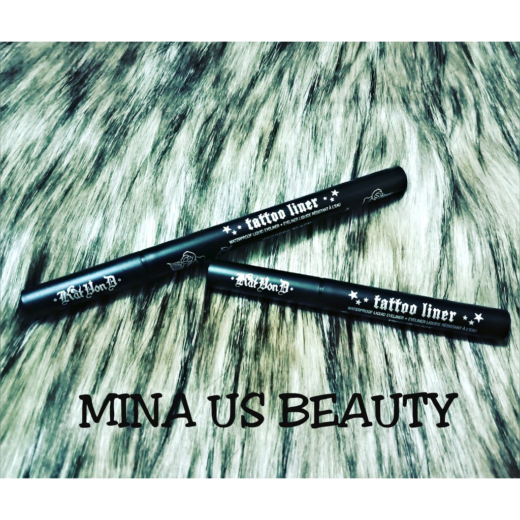 [Mini 0.2ml/Full 0.55ml] Bút dạ kẻ mắt Kat Von D Tattoo liner màu Trooper | WebRaoVat - webraovat.net.vn