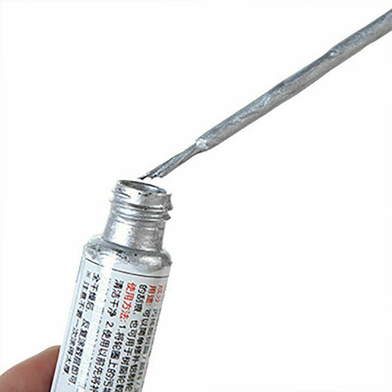 Bút Sửa Chữa Vết Xước Trên Bánh Xe Hơi Bằng Hợp Kim Bạc Kèm Cọ ☆Yxbest1