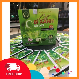 Giảm cân cốt bí xanh detox