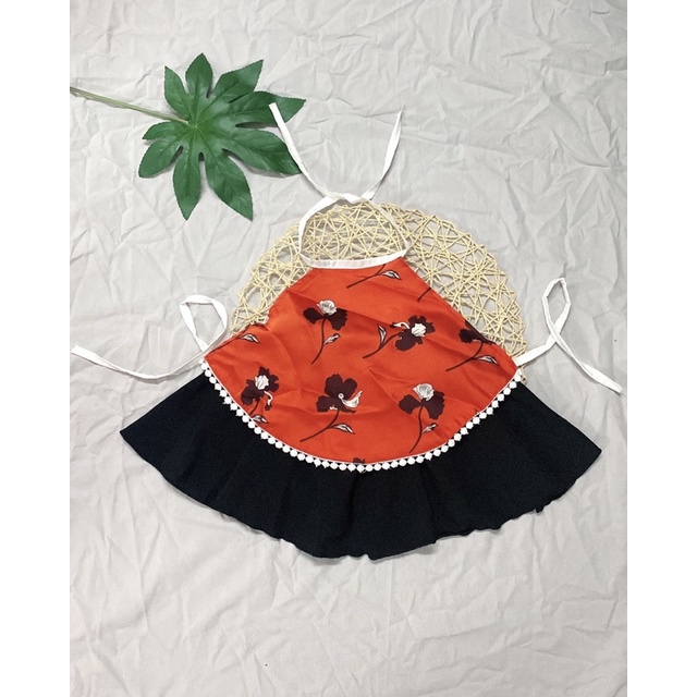 Yếm Lụa Đào Cho Bé Gái (5-15kg)