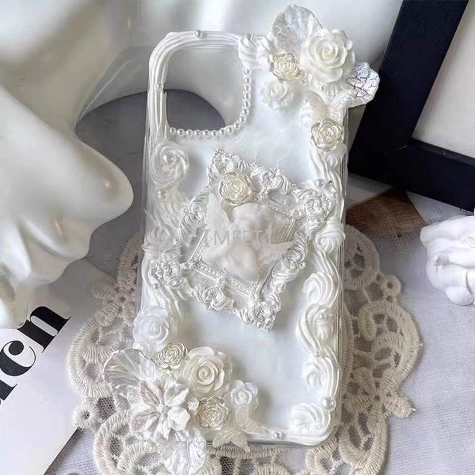 1 Thiên Thần Nhỏ Bằng Nhựa Resin Làm Trang Sức Thủ Công DIY