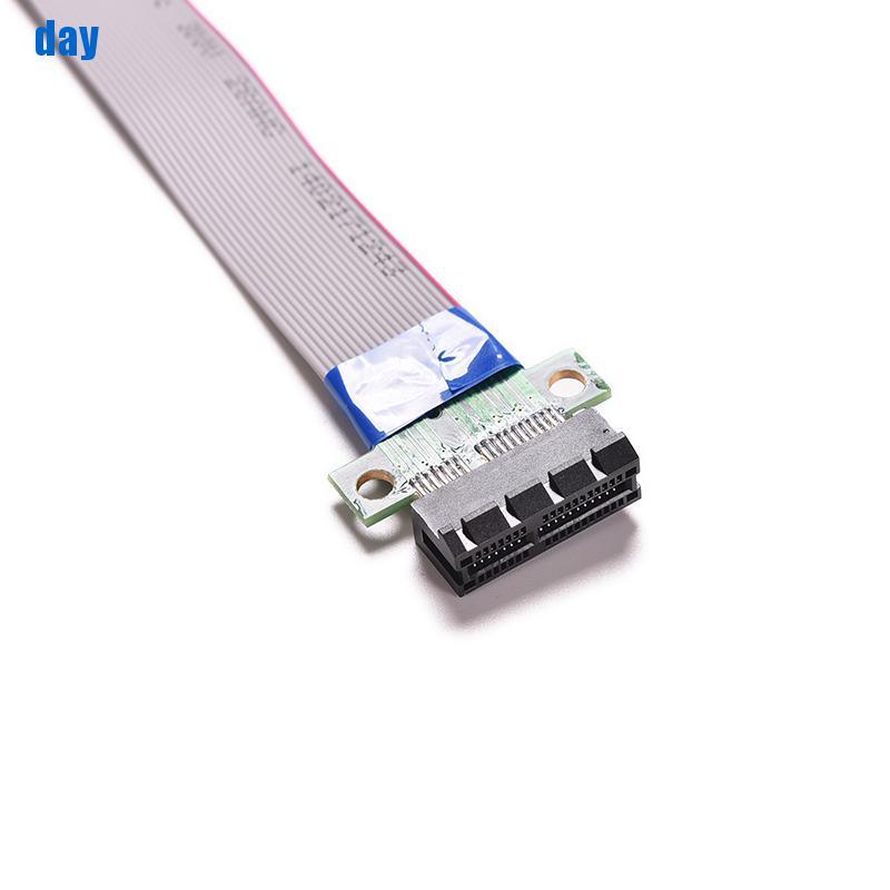 [jing] PCI-E Express 1X Slot Riser Card Adapter Extender Extension Ribbon Flex Cable [vn]