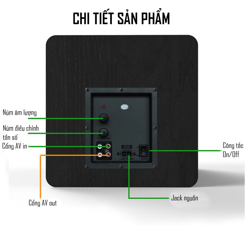 Loa Subwoofer Điện Siêu Trầm Cao Cấp IBASS SU650D