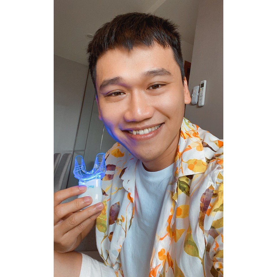 [Tặng nước súc miệng Smilee+Giảm 20%+Freeship] Combo 2 người tẩy trắng răng Smilee-Hàng nhập khẩu USA-ISO 22716-2007