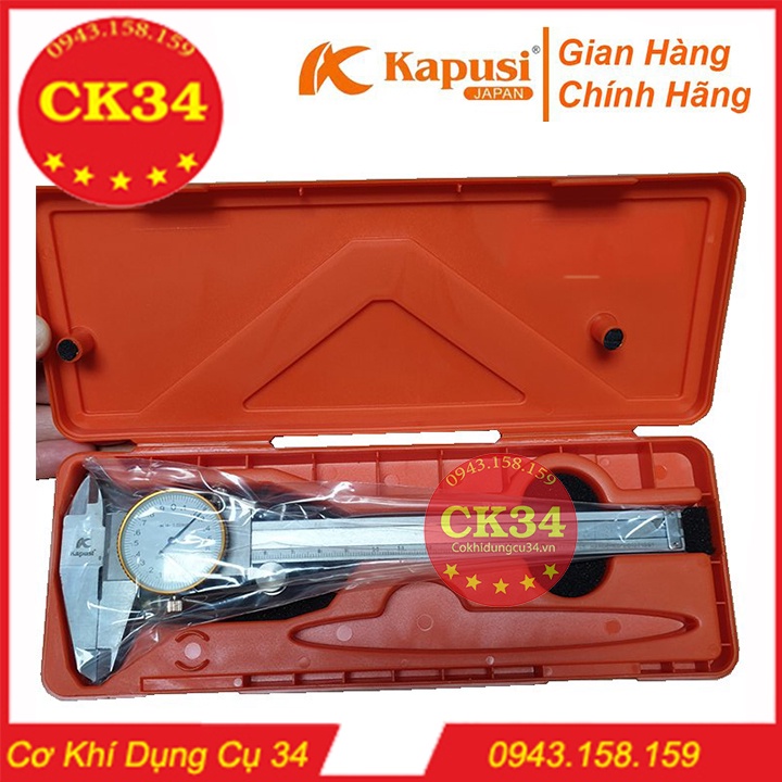THƯỚC KẸP ĐỒNG HỒ CƠ CAO CẤP KAPUSI JAPAN 150MM
