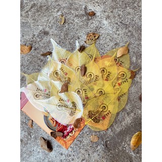 Lá bồ đề Di lặc ( may mắn )