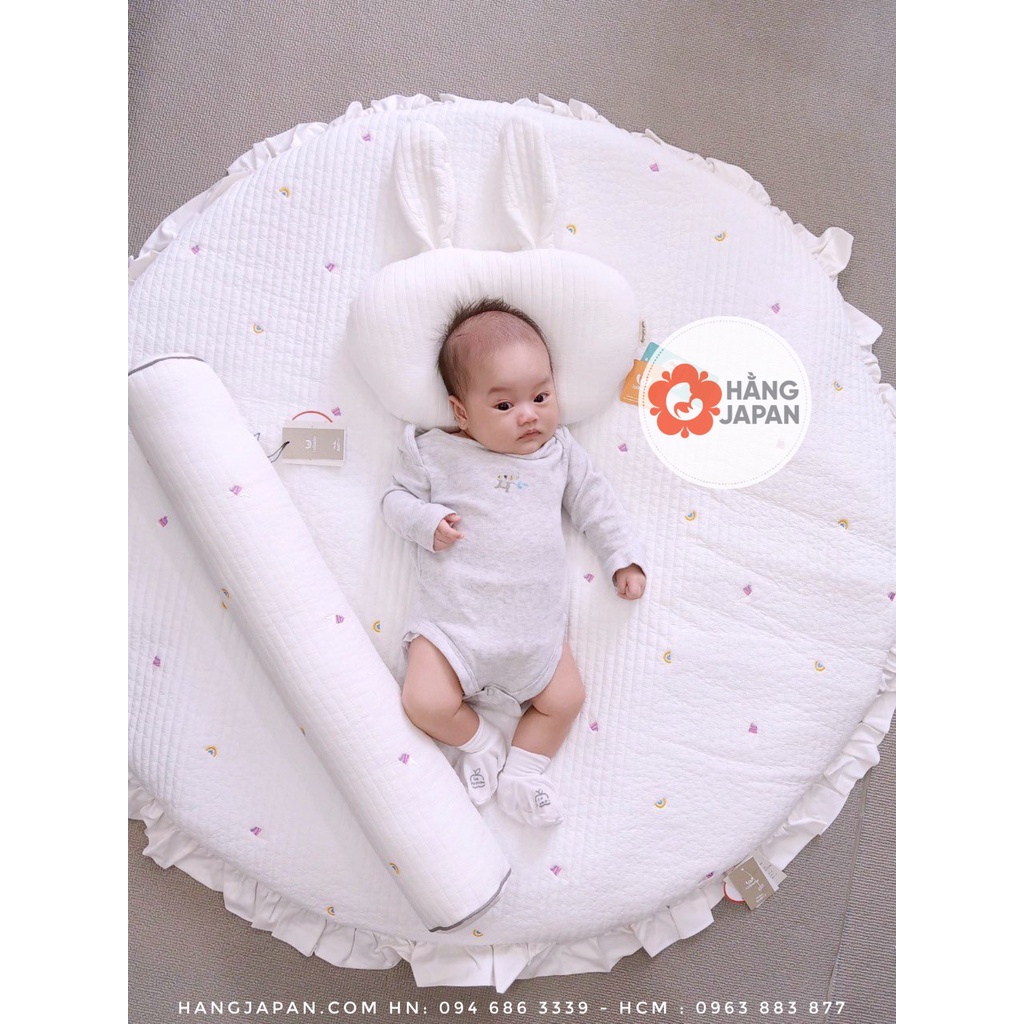 Đệm tròn moon and star white lolbaby cho bé từ sơ sinh hàng chính hãng - ảnh sản phẩm 4